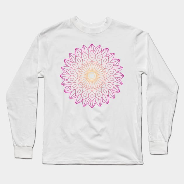 Decorative Link Art Long Sleeve T-Shirt by Shop Ovov